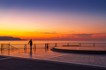 aAdalusien Balkon von Europa Sonnenaufgang, Andalusia balcony of Europe sunrise