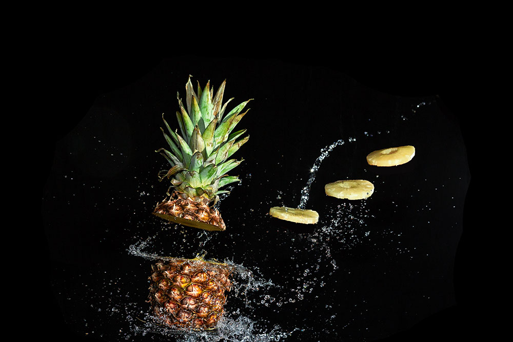 Fliegende Ananas Wasserspritzer, Flying Ananas