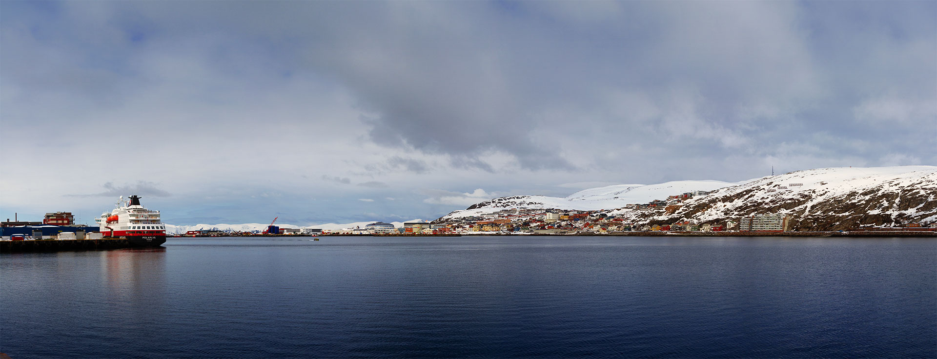 Granada Hammerfest Hurtigrouten Panorame winter Panorame dramatischer Himmel, Granada Alhambra Panorama dramatic sky