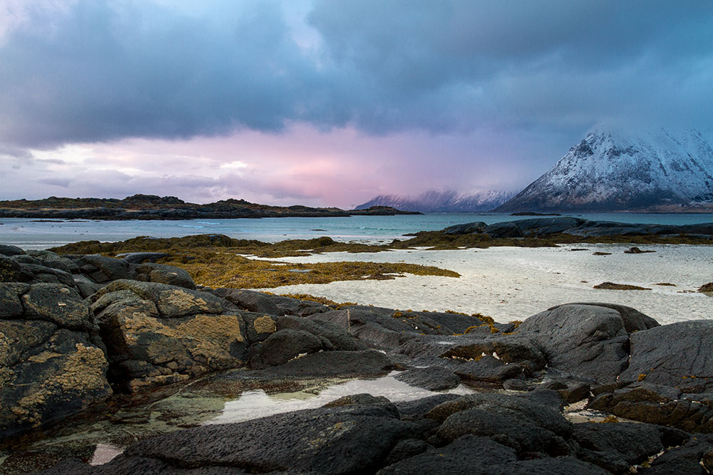 Lofoten Küste Winter, Lofoten coastline Winter