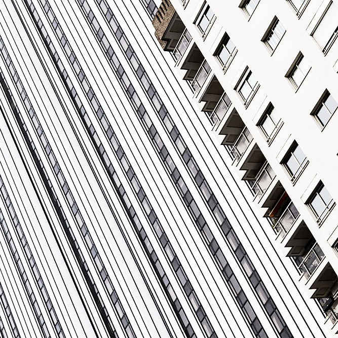 Paris Montparnasse schwarz weiss, Paris Montparnasse black and white
