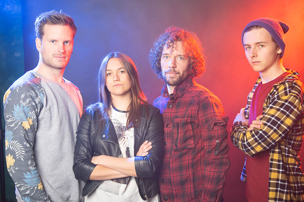 Portrait Rockband Musiker musicians