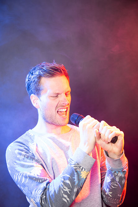 Sänger Portrait, Rocksinger Portrait